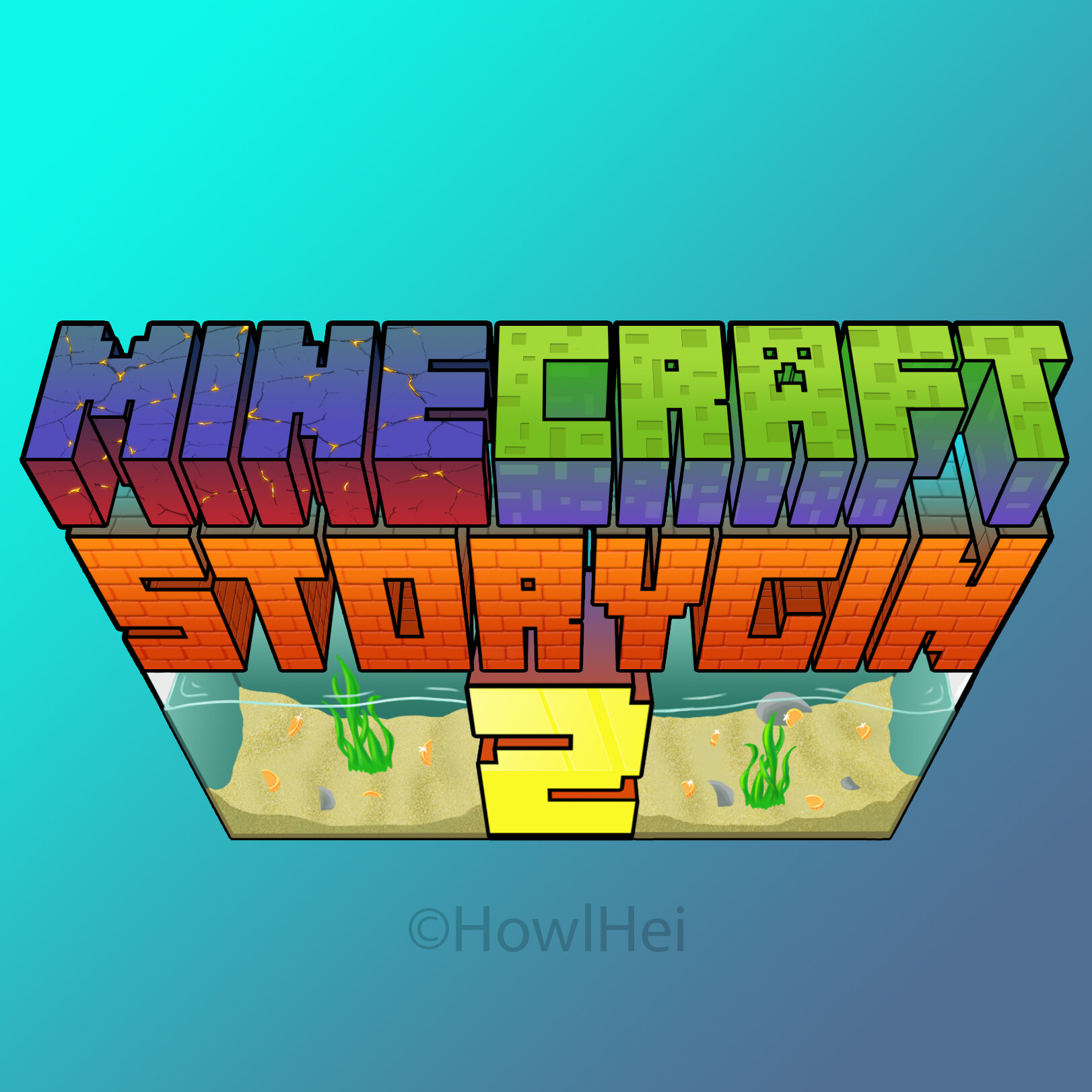 ArtStation - Minecraft Modpack Logo - Storygin 2